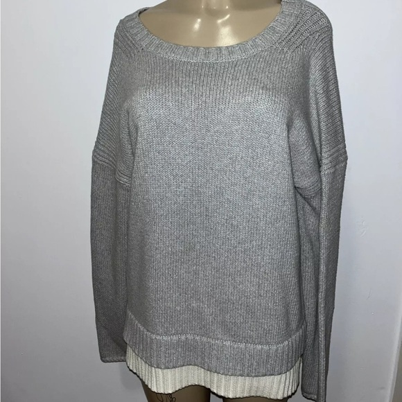 Derek Lam Sweaters - Derek Lam 10 Crosby  gray knit pullover sweater Oversized